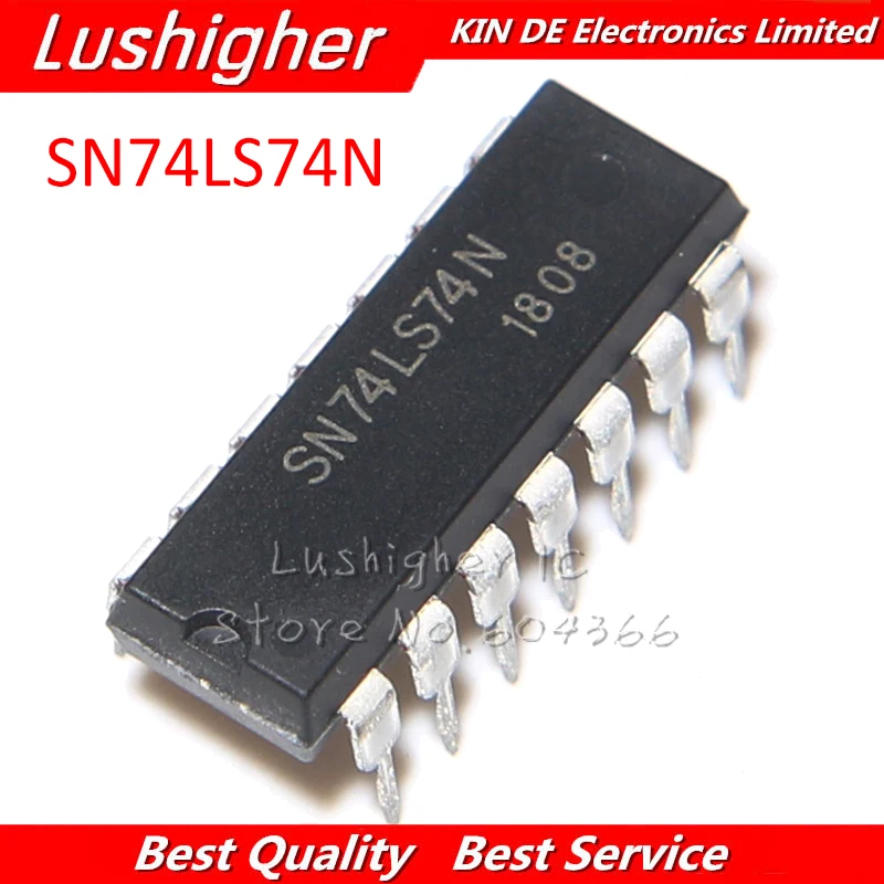 10 шт. HD74LS74AP DIP14 HD74LS74 DIP SN74LS74AN 14 74LS74 SN74LS74N HD74LS74P новый оригинальный|ic dip|p p |