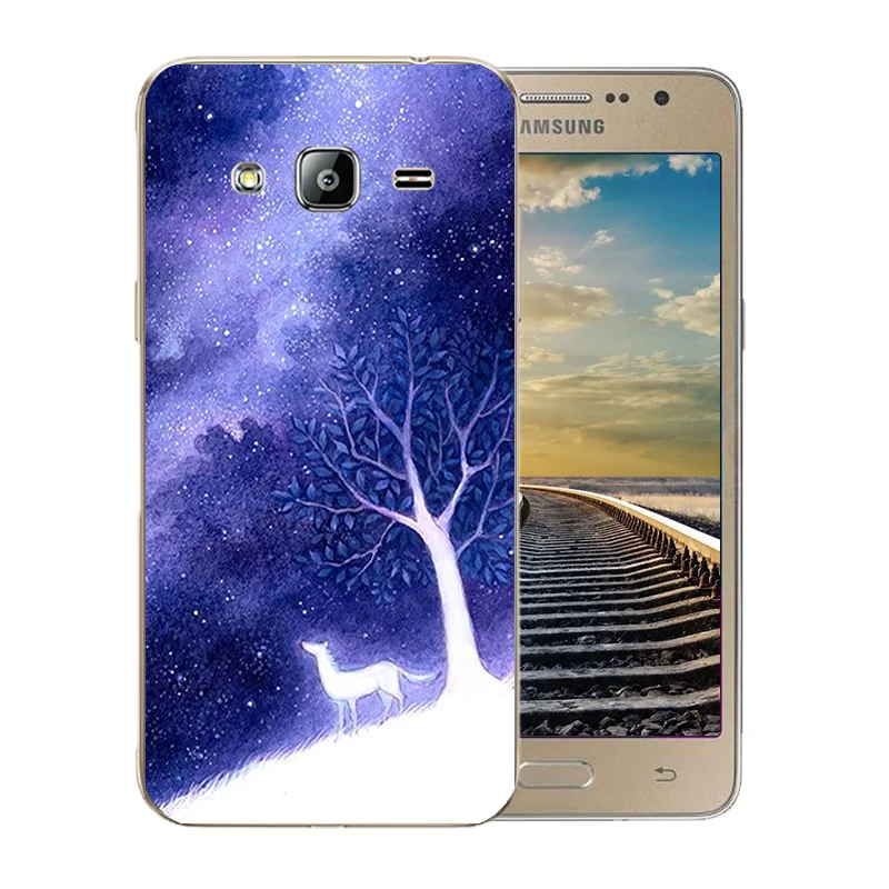 5 0 дюйма для Samsung Galaxy J2 Prime силиконовый чехол с рисунком звездного неба SM-G532F G532