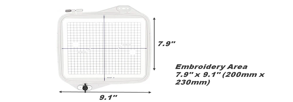 Sewtech 850406009 обруч D9.1 &quotx7.9&quot (200x230 мм) MC300E/350E Janome MC9500/9700 MC10000/10001 Elna820/8200/8300/8600