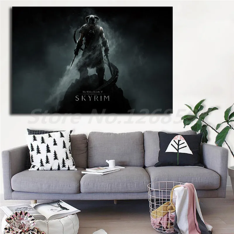 Блестки V Skyrim HD обои холст плакаты принты настенная живопись декоративная