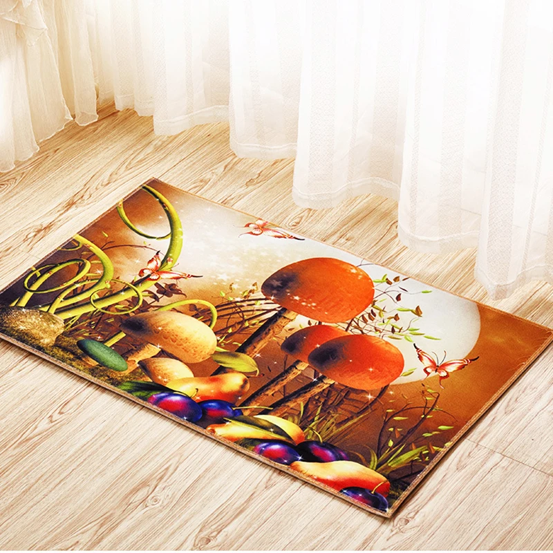 

Zeegle 3D Sea World Print Floor Carpets For Living Room Bedroom Anti-Slip Kitchen Rug Bathroom Mats Absorption Doormat Home Rugs