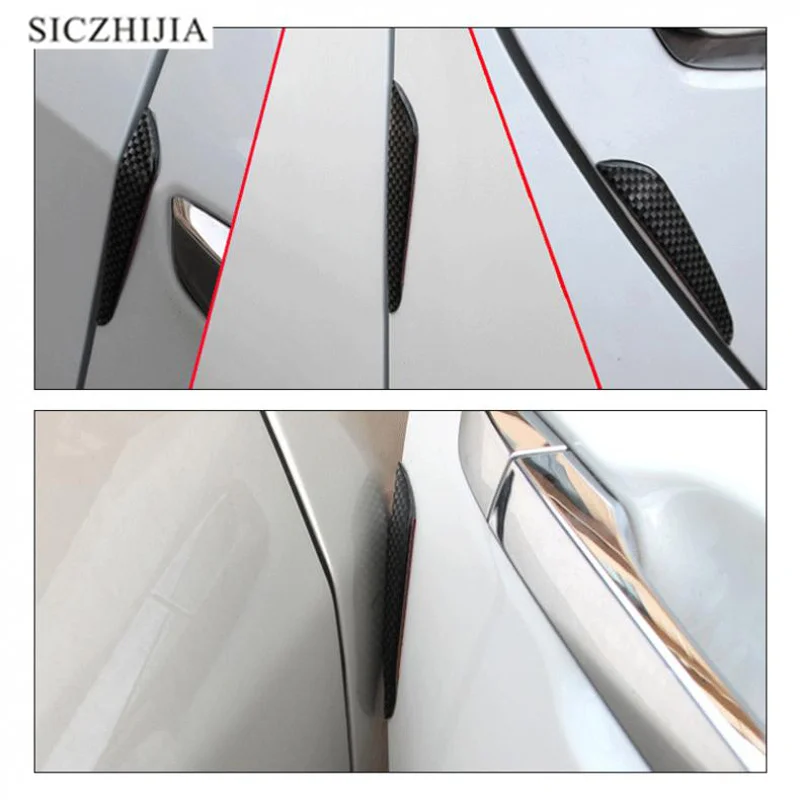 4 шт./компл. двери автомобиля для защиты кромок царапин Крышка Porsche Cayenne Macan S Panamera