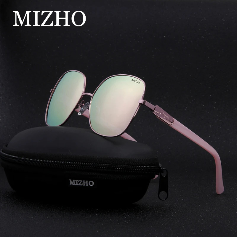 MIZHO 2021 Брендовые очки из меди и металла квадратные поляризованные солнцезащитные