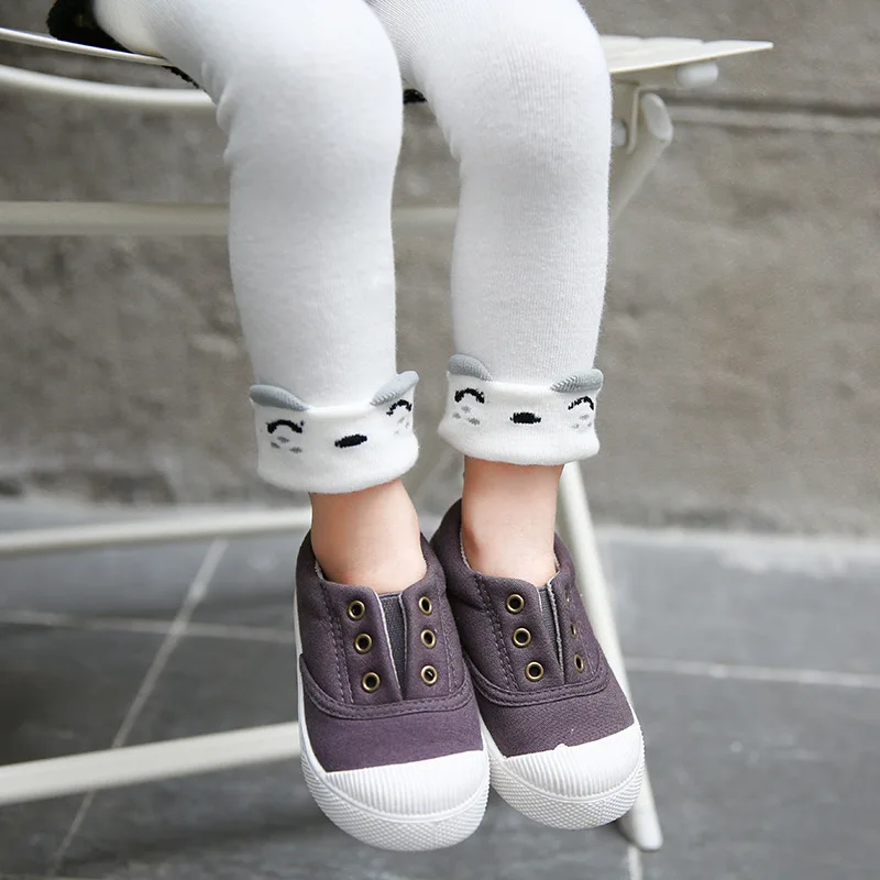 Леггинсы для девочек 3 7 лет детские колготки с мультяшным 3d рисунком животных