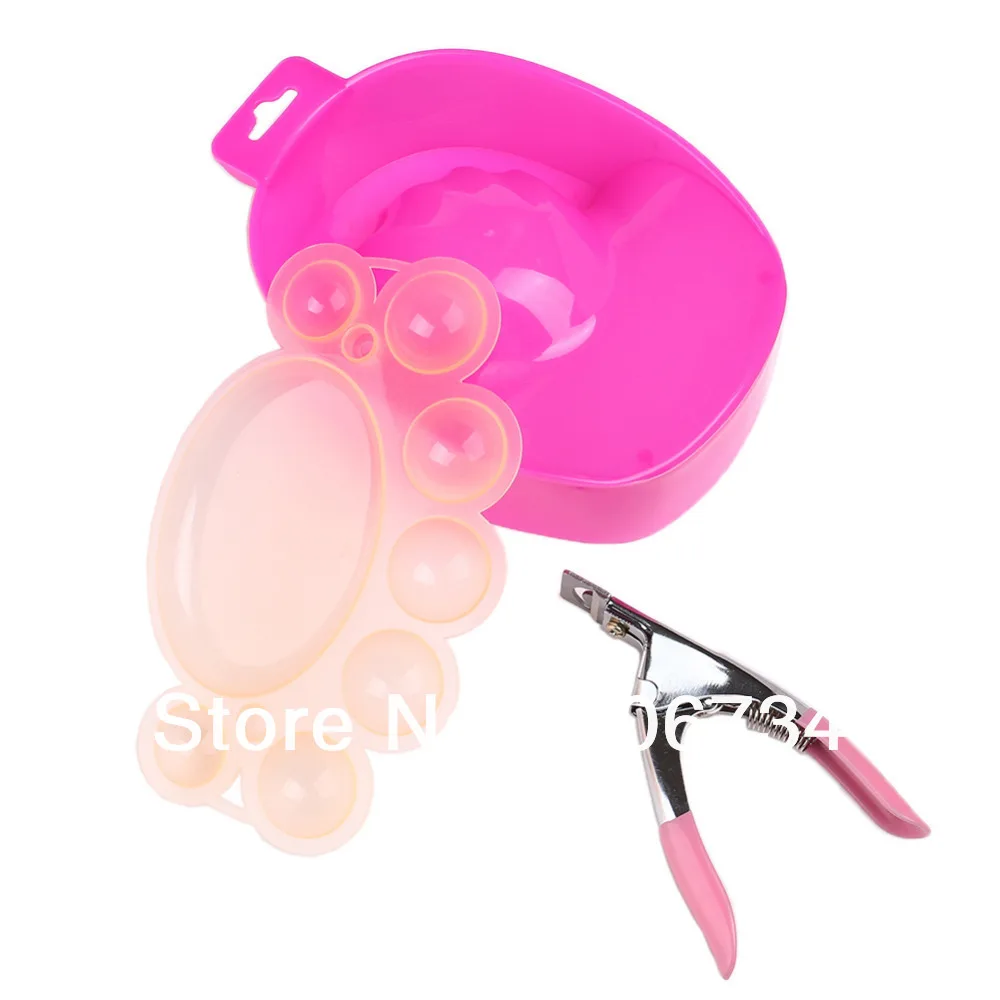 Hot Selling DIY Canes Rods Nail Art Equipment Decorations With A Scissors Bear Paw Soak Water Bowls | Красота и здоровье