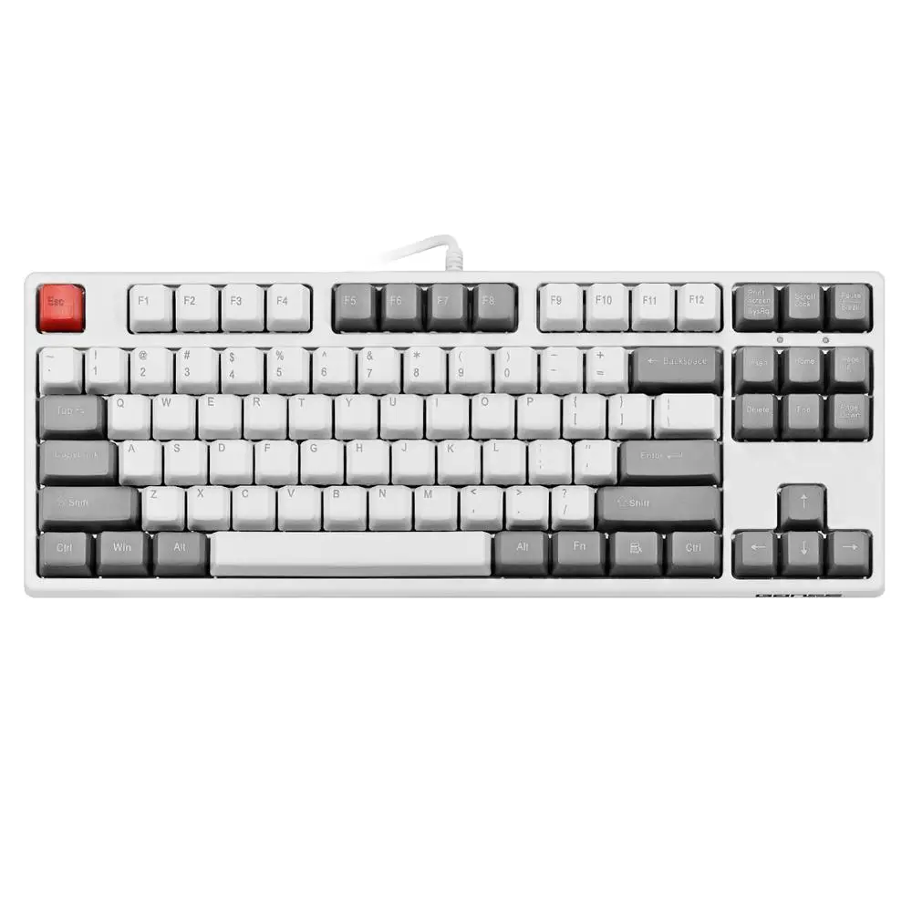 GANSS Tenkeyless механическая клавиатура PBT Keycap 87 Key Cherry MX Blue Switch TKL игровая без подсветки