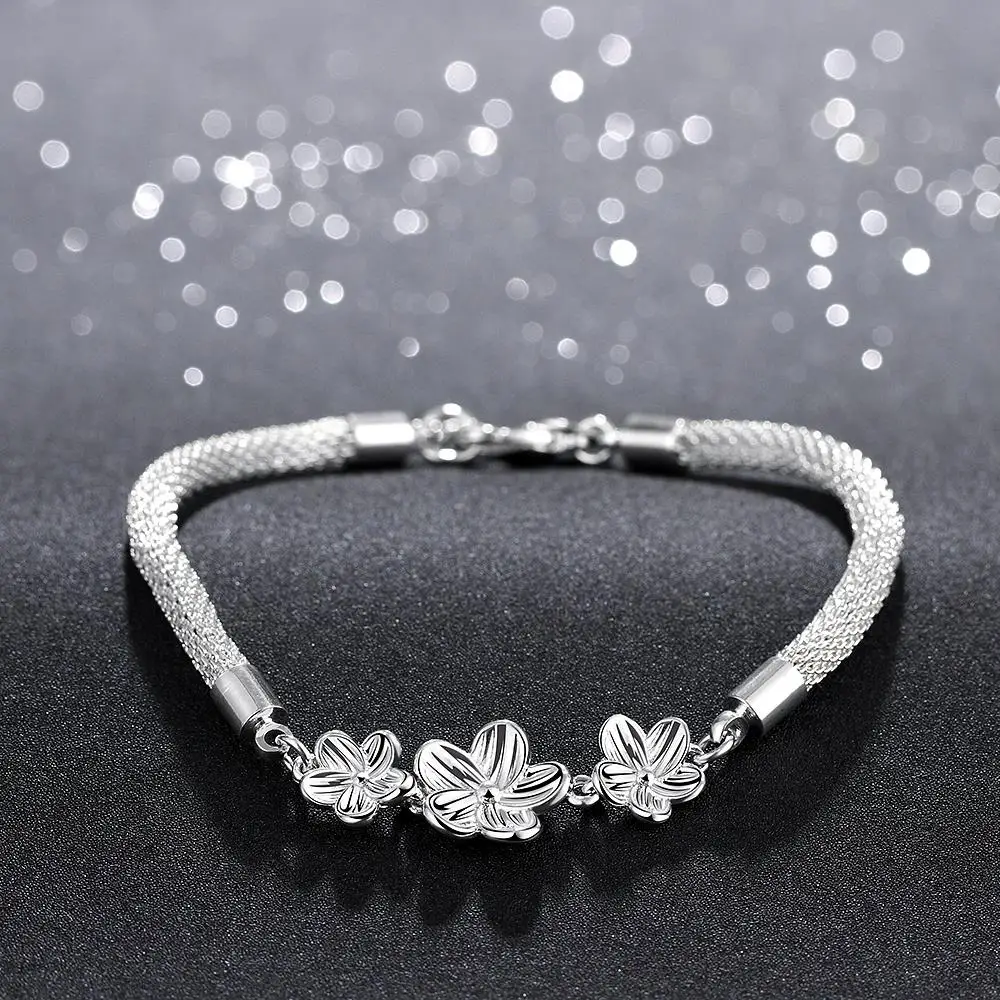 Flowers Statement Adjustable Simple Design Bracelets For Women Charm Romantic Bracelet Jewelry Accessories Love Gift | Украшения и