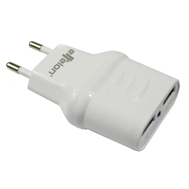 Effelon 2 порта свет ЕС Подключите USB Зарядное устройство 5 В 2A мобильного телефона