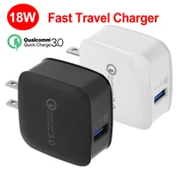 quick charge 3 0 wall fast travel charger for samsung note 8 s9 s8 plus wall plug mobile phone charger for iphone xr xs max