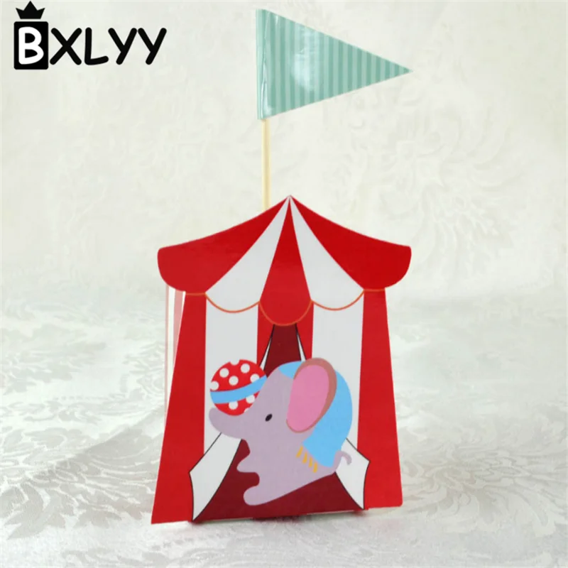 BXLYY 5 шт. креативная Подарочная коробка для цирка дня рождения вечеринки Детская