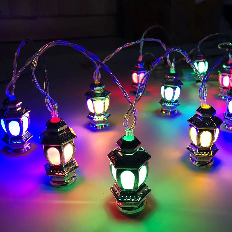

Lantern LED String Lights for Ramadan Decoration Muslim Battery Powered Ramadan Kareem Lights