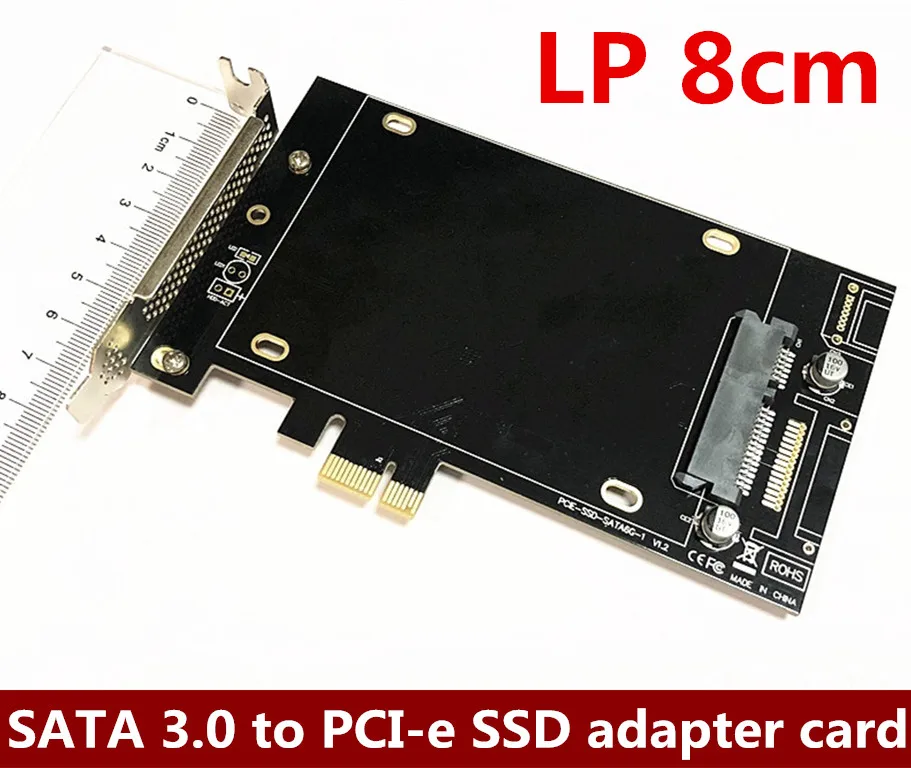 Низкопрофильная высокоскоростная плата контроллера SATA PCI Express e к III 3 0 конвертер