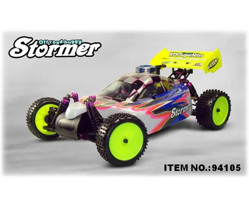 HSP 94105 RTR 2 4G 1/10 й 4WD Nitro двигатель мощный внедорожный Багги односкоростной Stormer|4wd