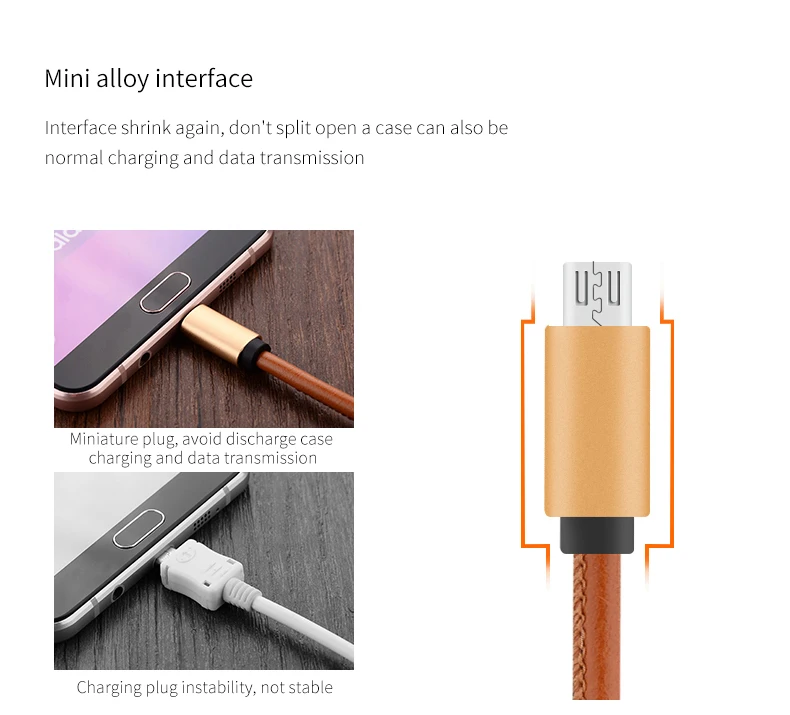 SPEDU натуральная кожа быстрое зарядное устройство Usb, Micro usb и Usb type C зарядный кабель для iphone 7 8 6 plus 5 5S se power bank кабель
