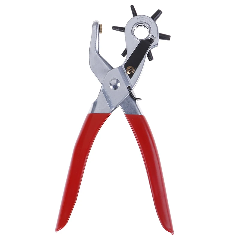 Бытовой дырокол для ремня инструмент кожевенного ремесла дыропробивная машина 3