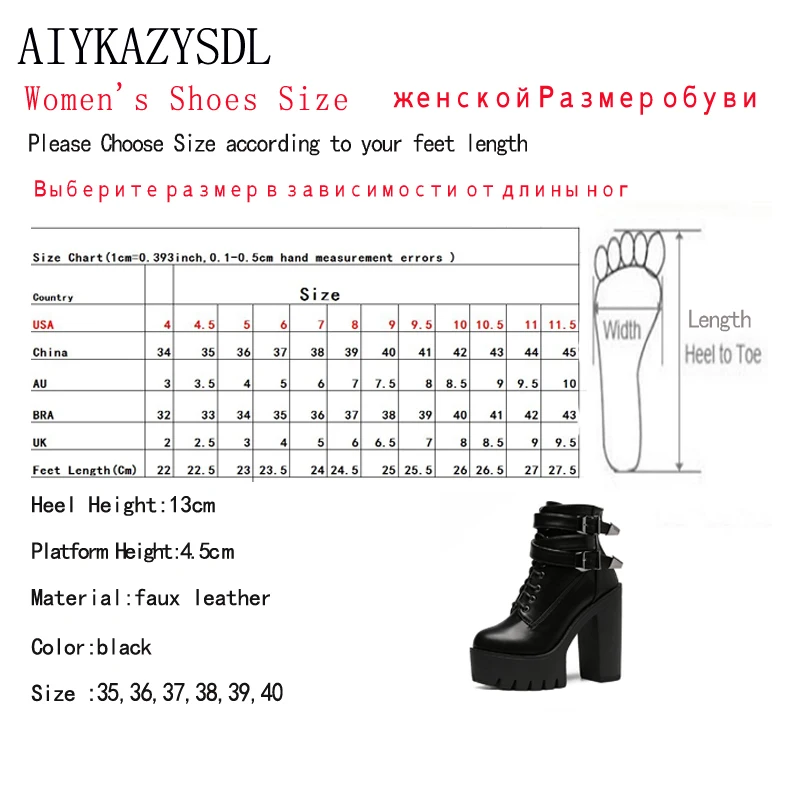 Женские байкерские ботильоны AIYKAZYSDL из искусственной кожи/замши мотоциклетные