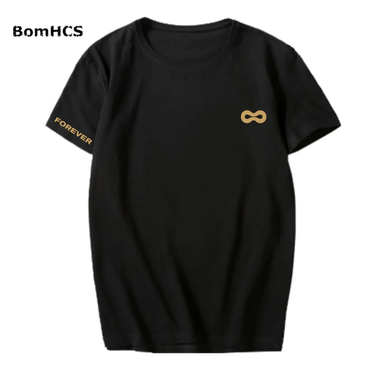 BomHCS Kpop Infinite FM Forevera хлопковая Футболка Универсальная футболка унисекс спортивные