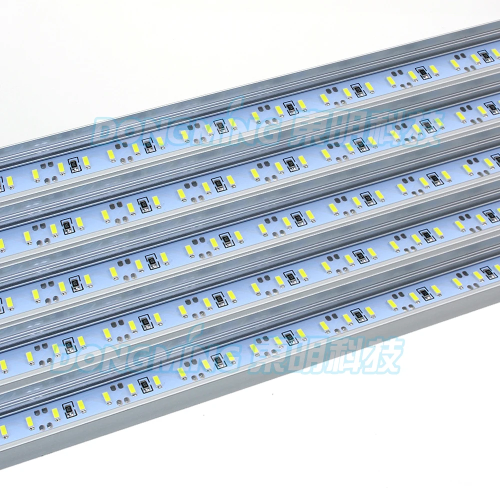 Free fedex 4014 144 led rigid bar U/ V groove 50pcs DC12V strip 14w 1m light big promotion | Лампы и освещение