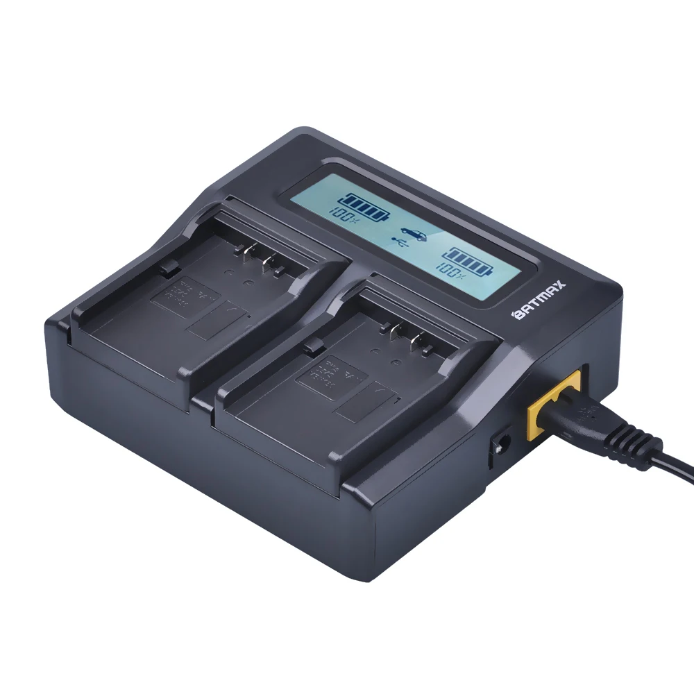 Быстрое двойное зарядное устройство Panasonic D07S D08S D16S D28S D54S S602E VBD58 VBD78 с ЖК дисплеем 3x