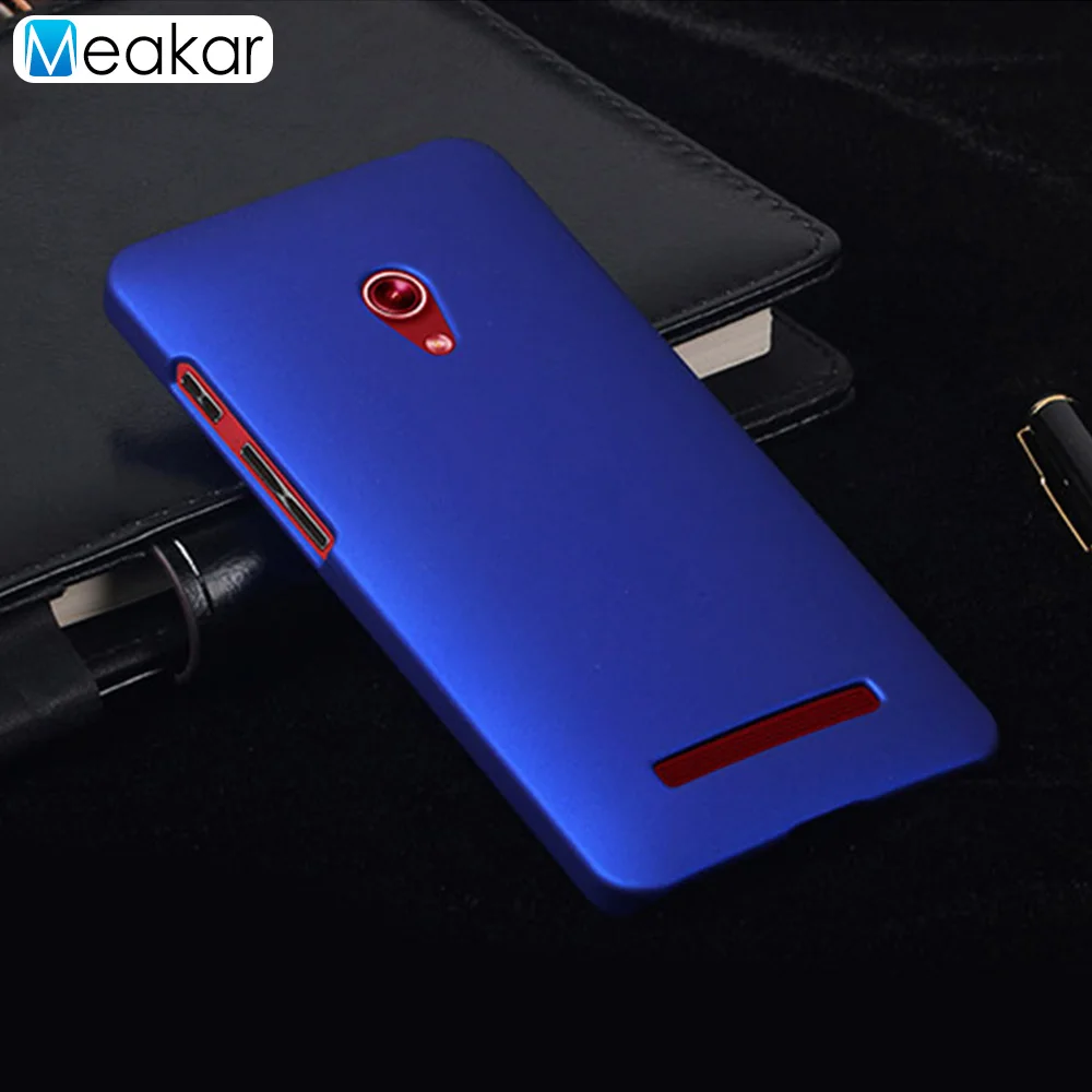 blue Матовая Пластик Coque 5.0For Asus Zenfone 5 A501cg чехол для Asus Zenfone 5 A501cg A500kl A500cg телефона чехол-лента на заднюю панель - Цвет: blue