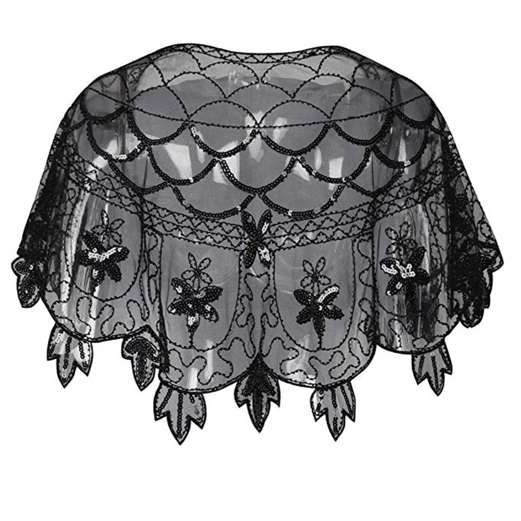 MUQGEW, женское болеро, 1920 s, шаль, расшитая бисером, жакет с блестками, деко, вечерняя накидка, Хлопушка, темперамент, накидка, топы, женское болеро, накидка
