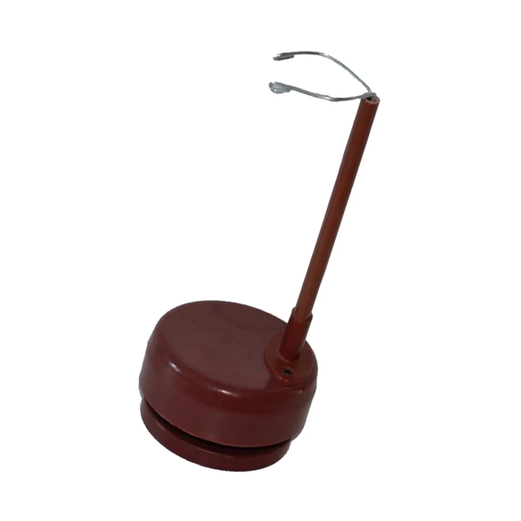 Adjustable BJD Doll Wood Rotating Display Base Stand Support Holder 11.5cm
