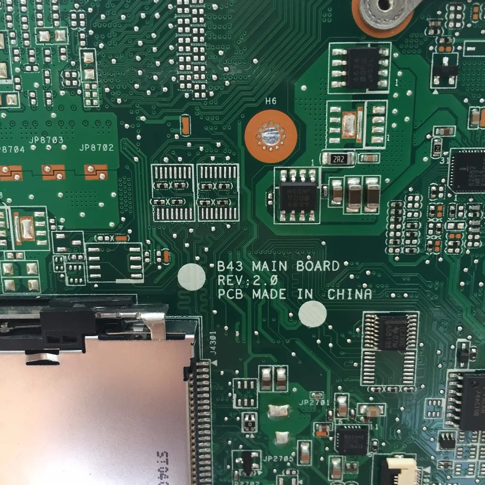 KEFU B43 материнская плата для ASUS B43F B43E B43S ноутбука rev2.0 интегрированная тестовая