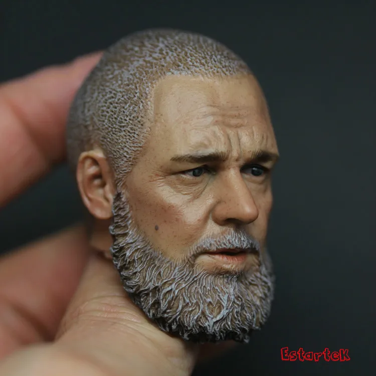 ESTARTEK 1/6 й масштаб Ноев ковчег Спаситель Руссо клау голова бороды Лепка для 12