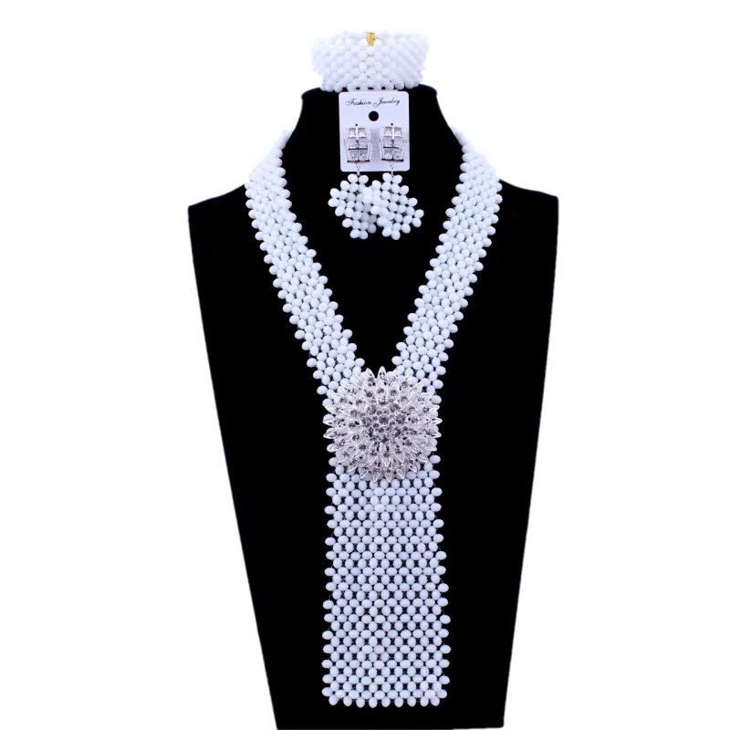 Комплект из колье и серёг с бусинами в африканском стиле|jewelry sets|african beadsafrican beaded