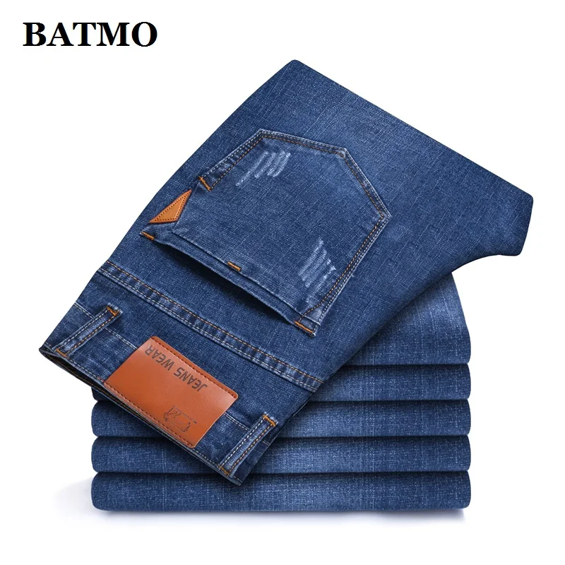 BATMO новинка 2019 мужские повседневные джинсы известный бренд модные дизайнерские