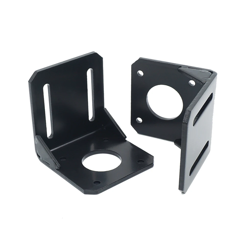 

42 Stepper Motor Bracket 3D Printer Parts Alloy Steel Frame Fixed NEMA17 L Structure Base 1pcs gift Mounting screw