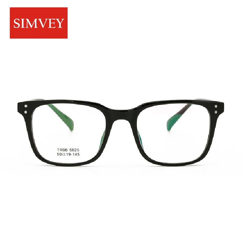 Simvey ретро большие квадратные оправы для очков женские и мужские модные очки Nerd