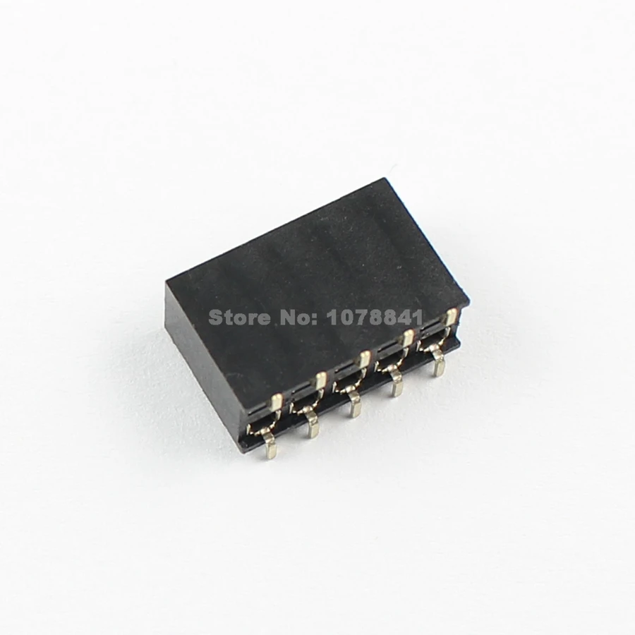10 шт. 2 54 мм Шаг 2x5 Pin контактный разъем SMT двойной Row штыревые полосы|pin strip female|strip |