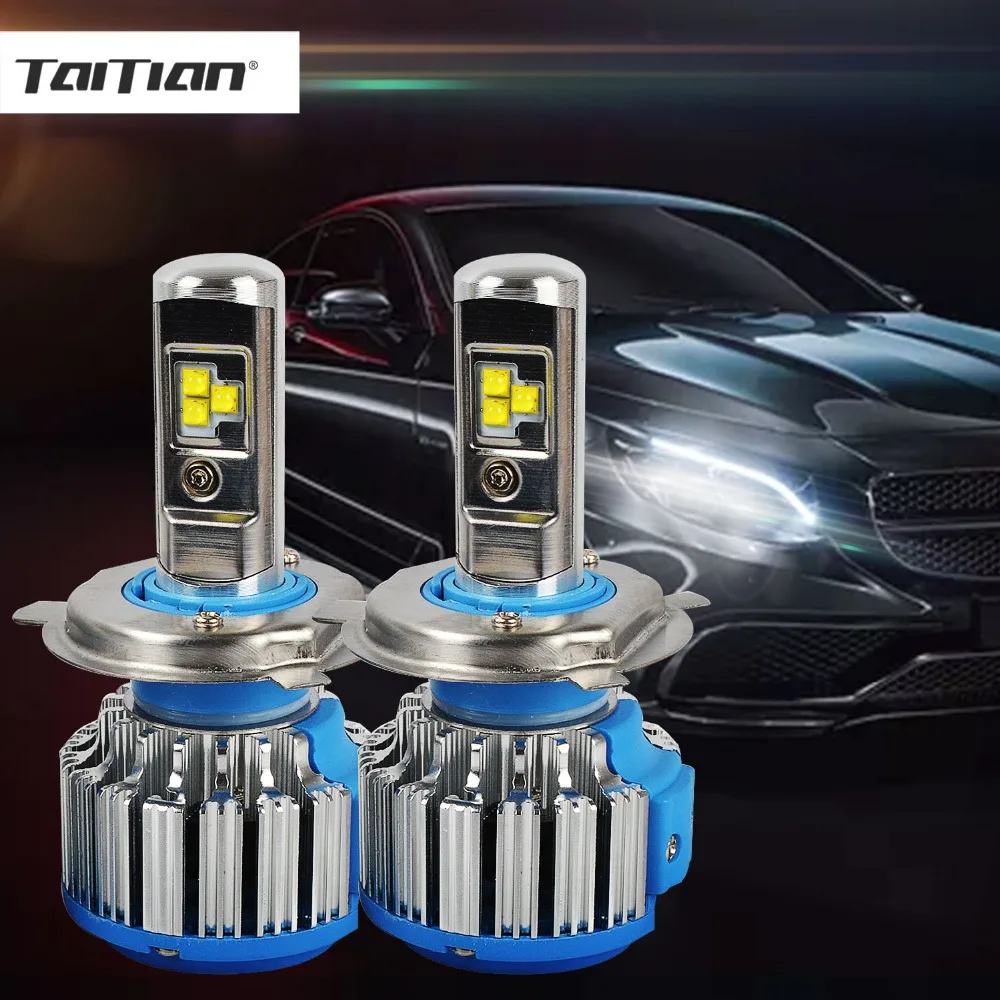 Taitian 2 шт. CSP 70 Вт 9600LM 6000 К 12 В H1 h7 светодио дный canbus лампы H11 H4 автомобиль 9006