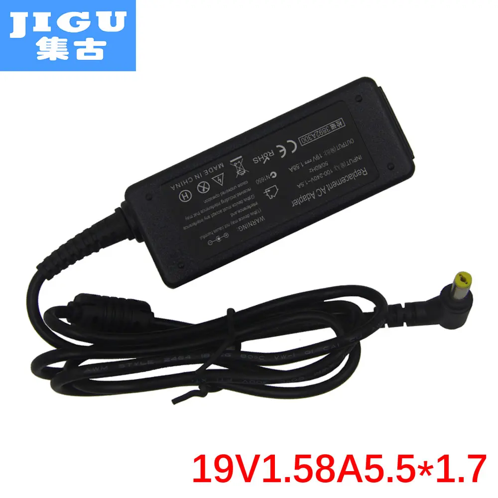 JIGU Замена для Acer 19V 1.58A 5 5*1 7 мм 40 Вт PA 1300 04 A0531H A0751 A0A110|acer 19v|19v 1.58a |