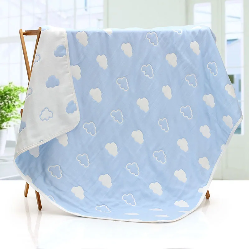 Хлопковое газовое одеяло на кровать детские одеяла для новорожденных детский