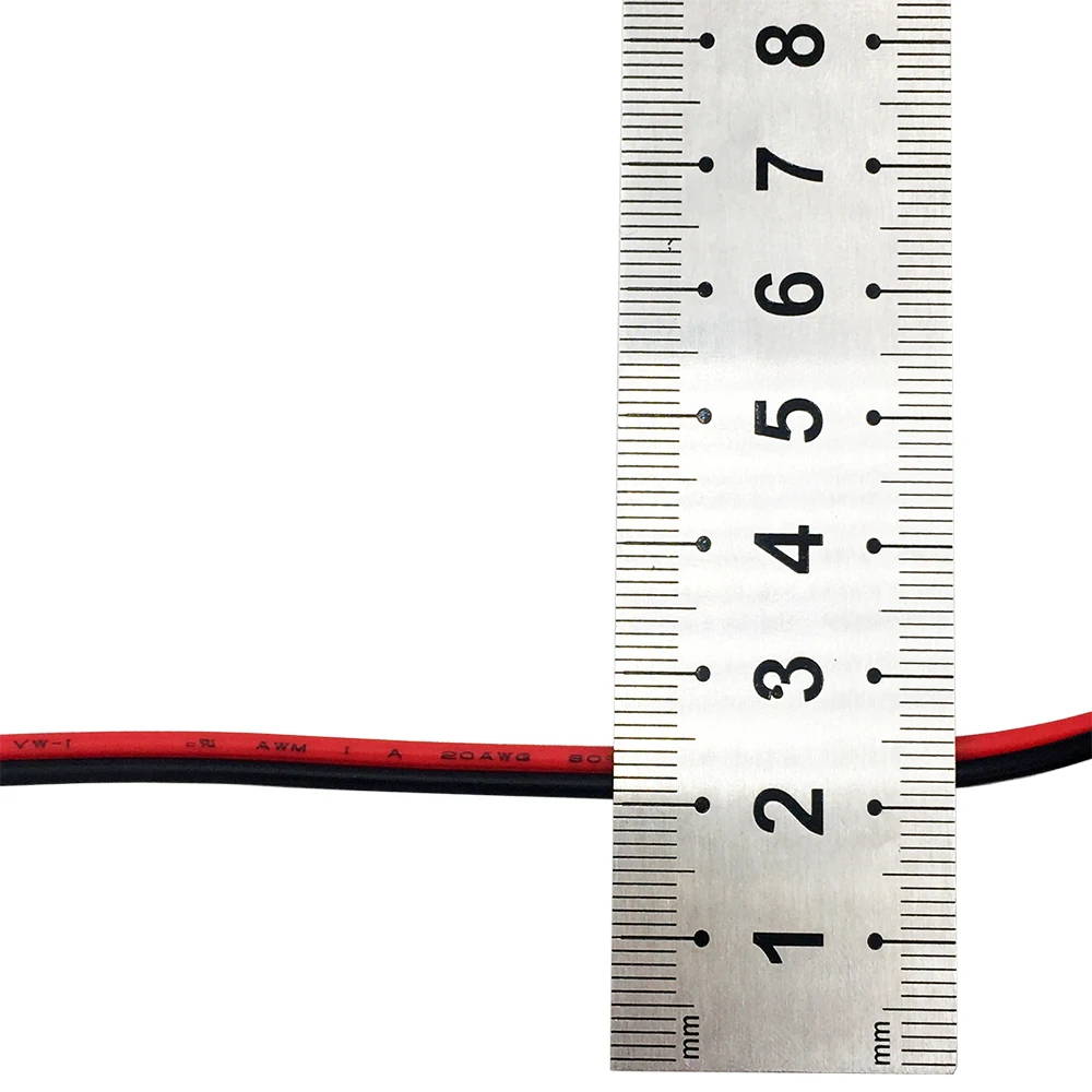 10 метровый удлинитель из луженой меди красный черный провод 20 AWG 2 контактный