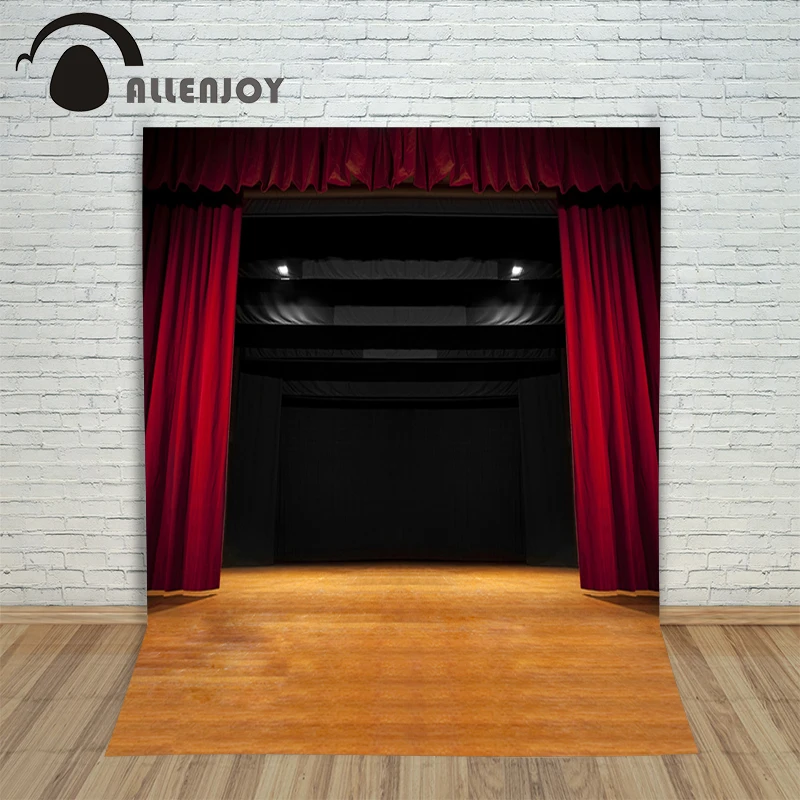 Allenjoy фон для Съемок сцены занавес красный профессиональная камера фото