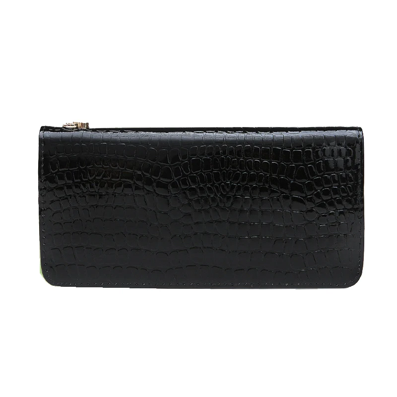 Женский кошелек из натуральной кожи бумажник с павлиньими стразами вечерняя