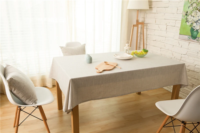 JapaneseCotton льняная прямоугольная скатерть для стола и стола Набор бегуна Mantel Toalhas De Mesa крышка микроволновой печи Декор