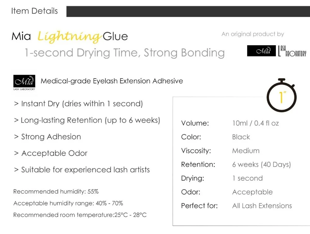 5 шт. клей для наращивания ресниц 10 мл|Клей ресниц| |