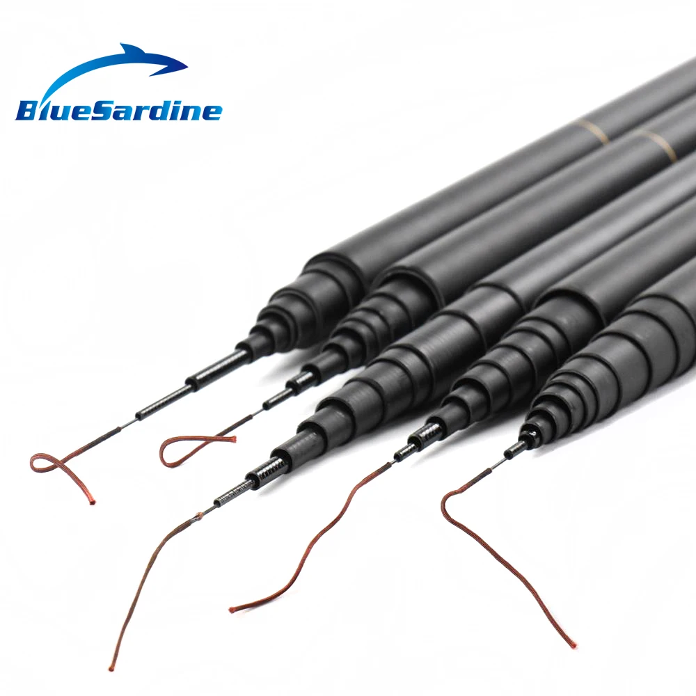 Удочка для карпа BlueSardine телескопическая карбоновая 4 5 м 6 3 7 2 8 м|rod combo|rod swordtackle rod |