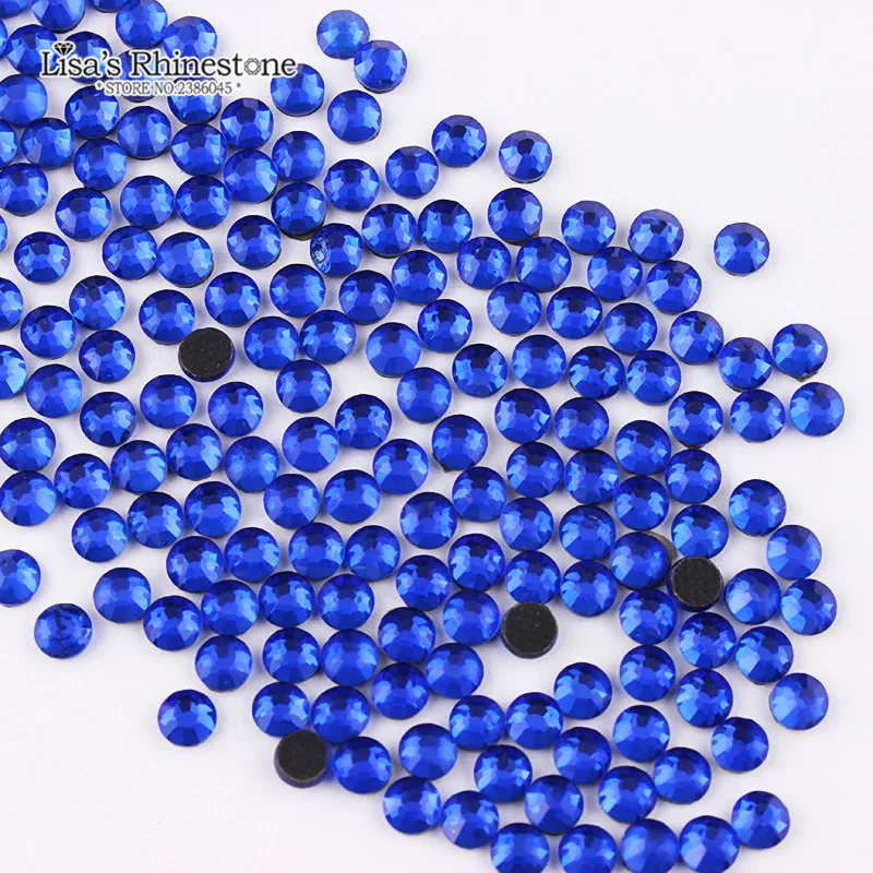 Sapphire DMC стразы для горячей фиксации ss6 ss10 ss16 ss20 ss30 блестящее стекло платья Сделай