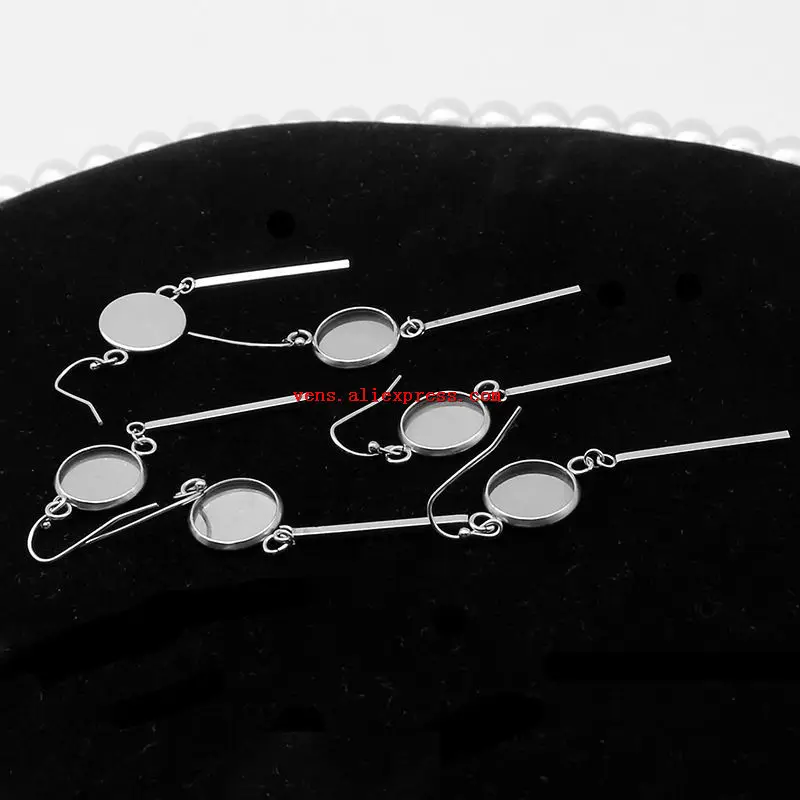 Серьги-подвески с сублимационной печатью женские висячие серьги из нержавеющей