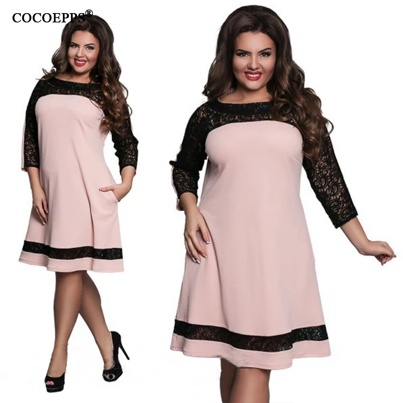 2018 летнее модное женское платье размера плюс элегантное сексуальное офисное