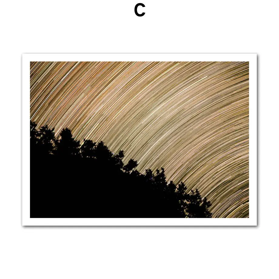 

World Map Planet Star Road Landscape Wall Art Canvas Painting Nordic Posters And Prints Wall Pictures For Living Room Home Decor