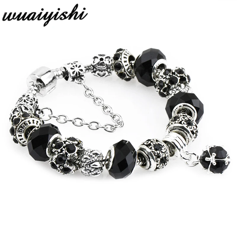 Античный браслет с подвесками и надписью Love e beads 4 ядра 18 19 20 21 см|Цепочки браслеты|