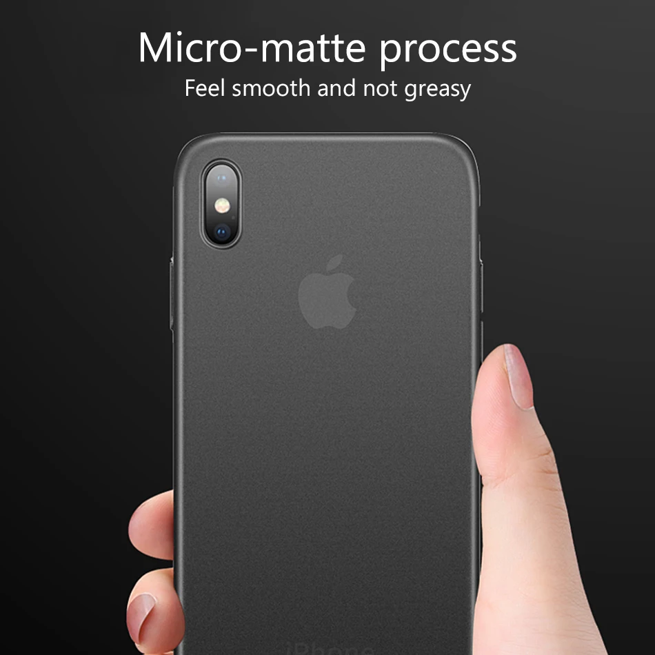 Ультратонкий матовый чехол OLAF для iPhone 7 8 6 6s Plus жесткий прозрачный из поликарбоната X защитный