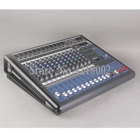 12 channel tuning console with amplifier bluetooth usb karaoke microphone mic mixer system