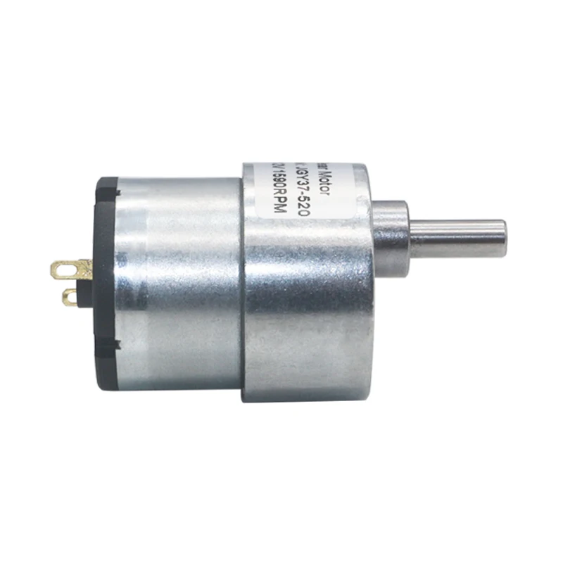 Углеродная щетка 37 мм низкая скорость и бесшумный DC 12V 24V зубчатые двигатели для